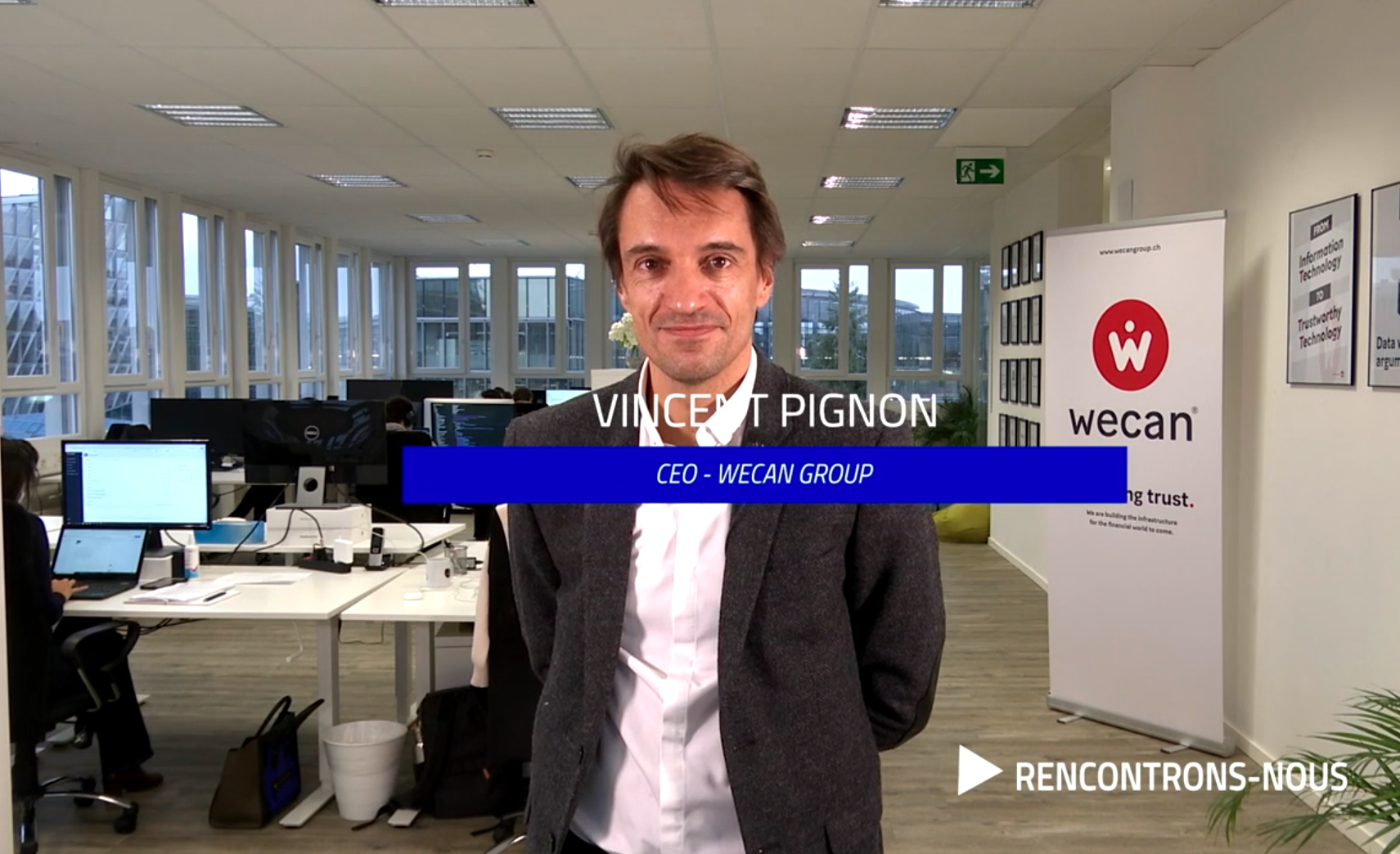 Interview Vincent Pignon Blockchain One TV Rouge TV Genève Geneva Switzerland Suisse
