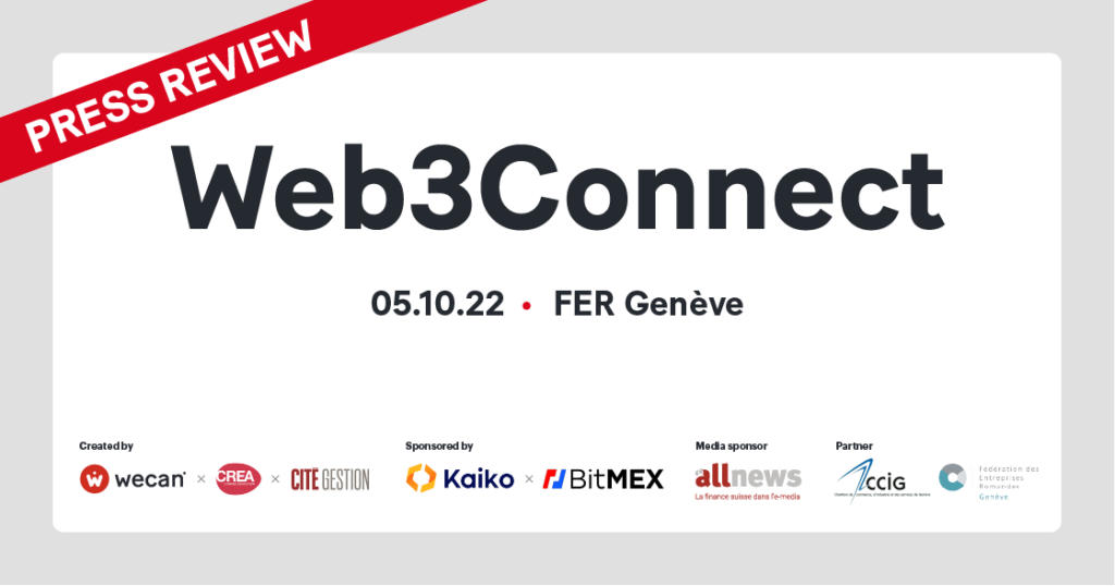 Web3Connect Press Review Geneva