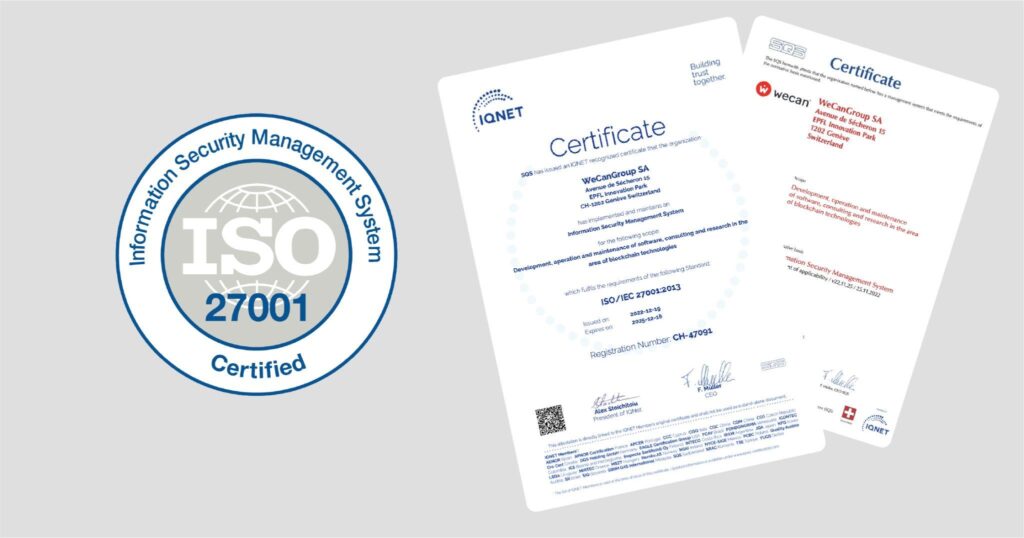 Wecan Group ISO 27001